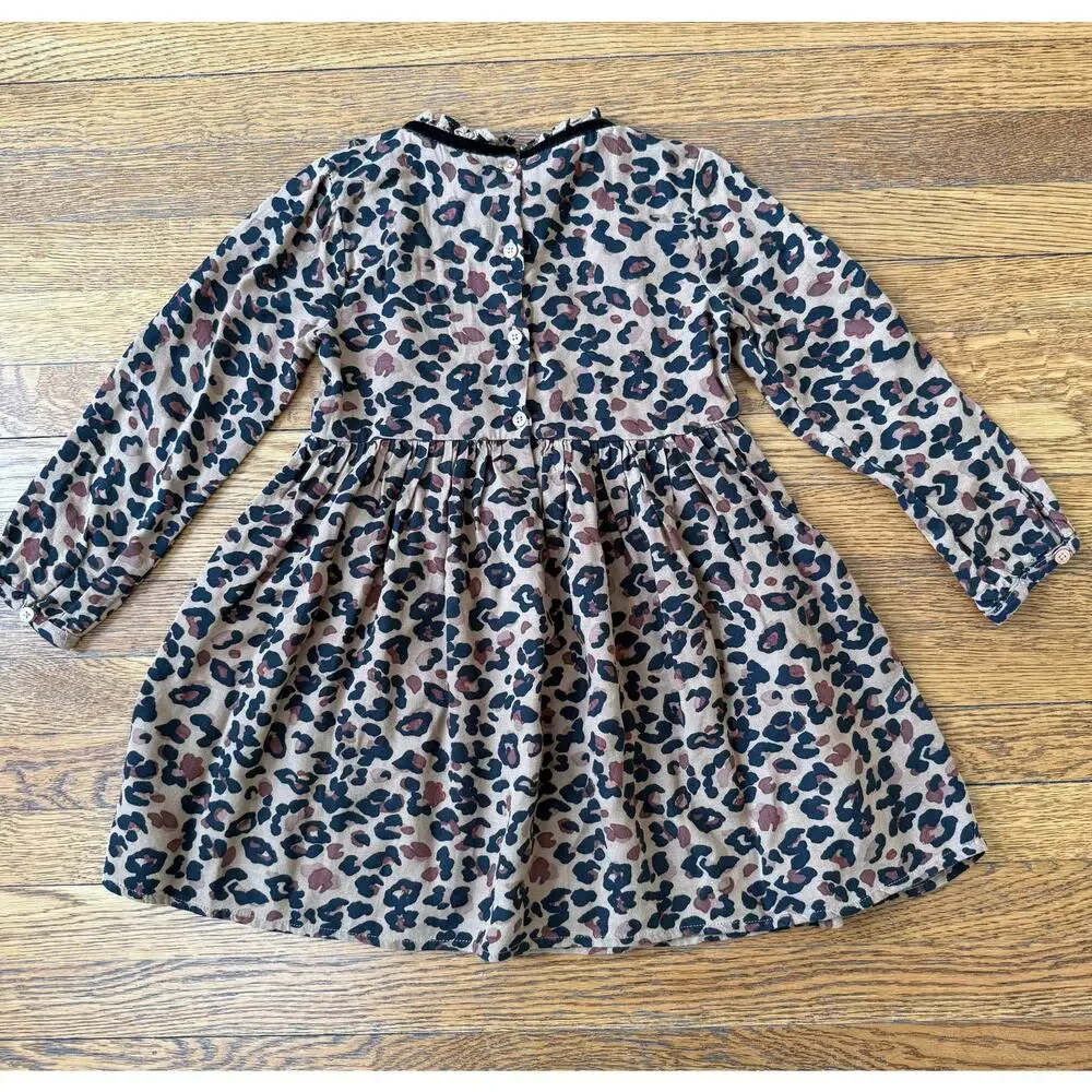 Next Girls' Leopard Print Dress Size 4-5